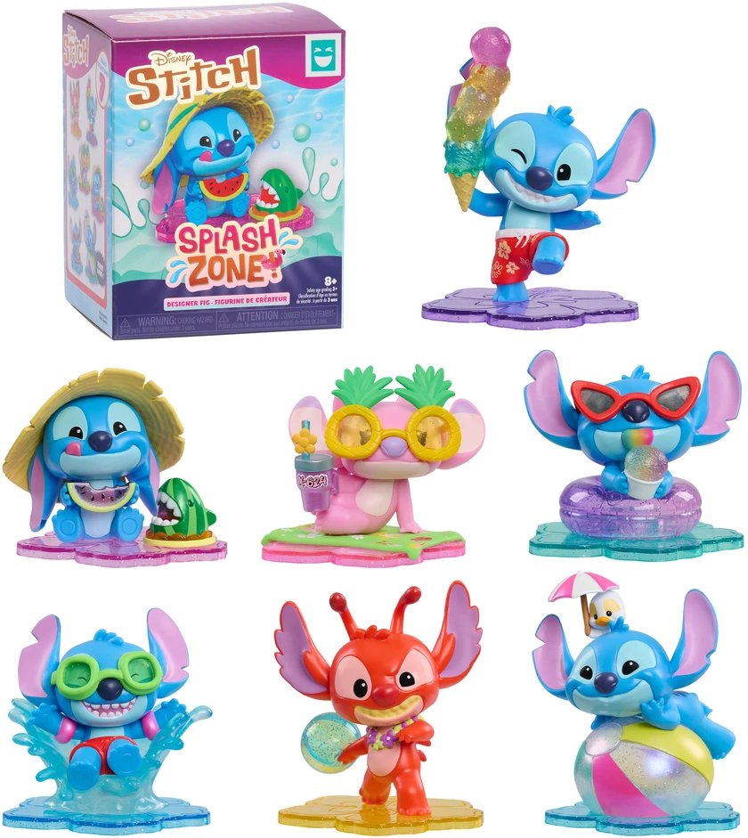 HAPPY HAUL STITCH POOL PARTY Figūrėlė uždaroje pakuotėje, 6 cm
