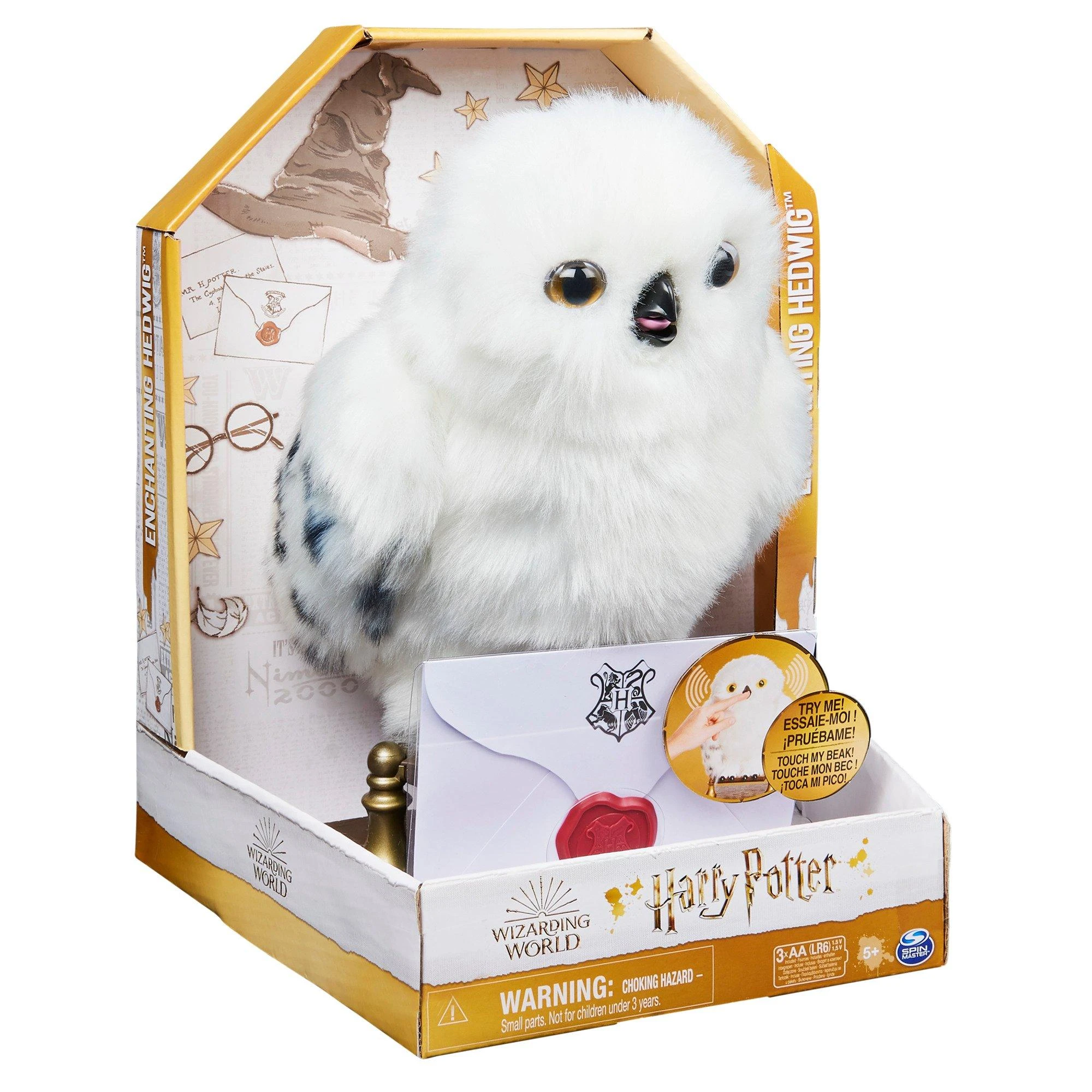 HARRY POTTER Hario Poterio pelėda Hedviga, 30 cm