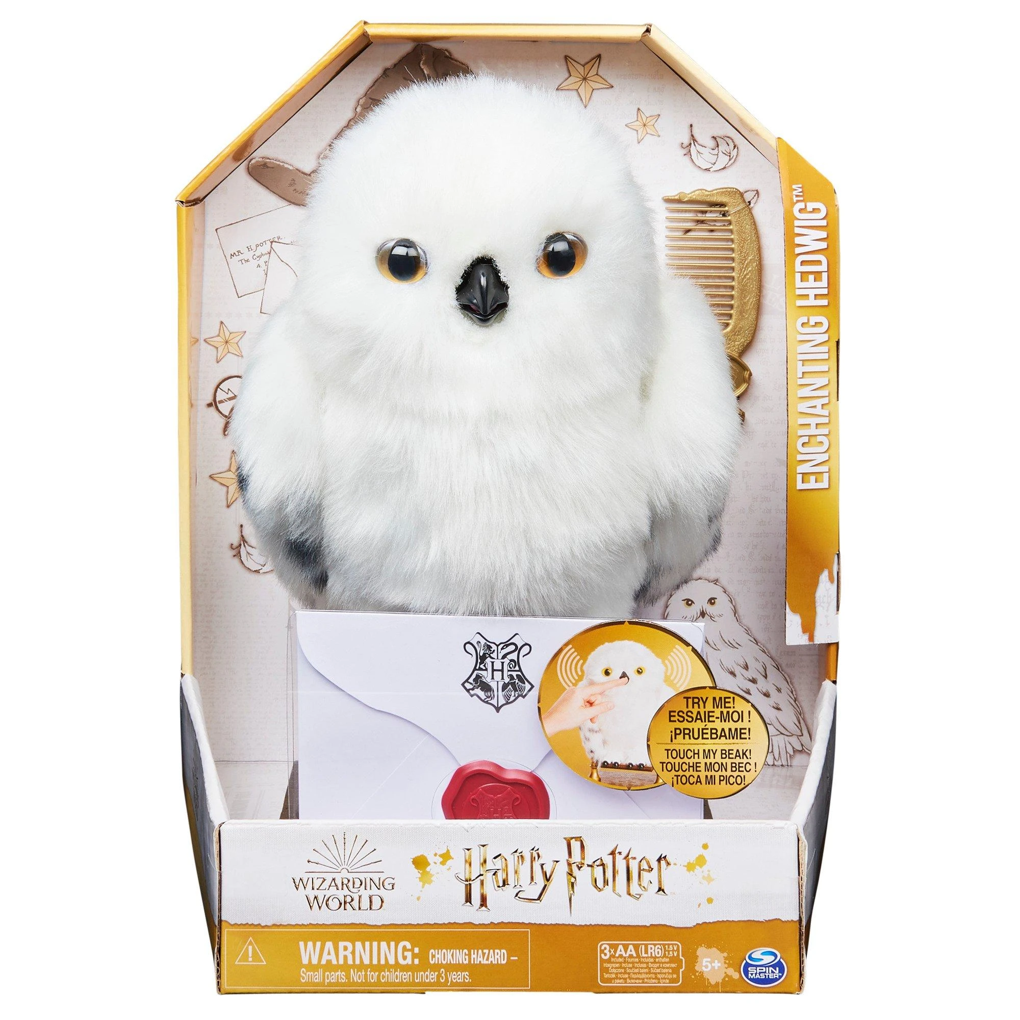 HARRY POTTER Hario Poterio pelėda Hedviga, 30 cm