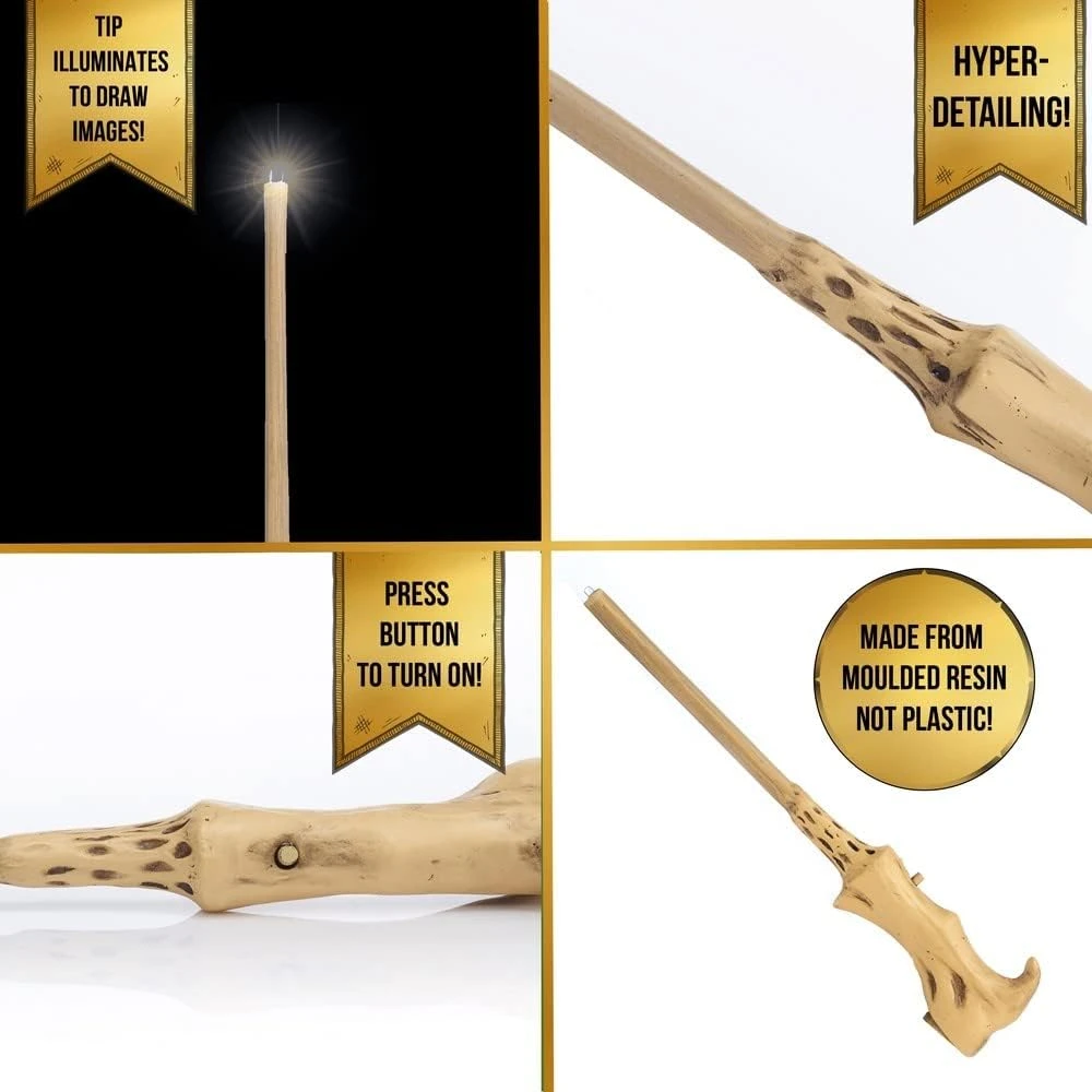 HARRY POTTER Šviečianti burtų lazdelė – Voldermort, 18 cm