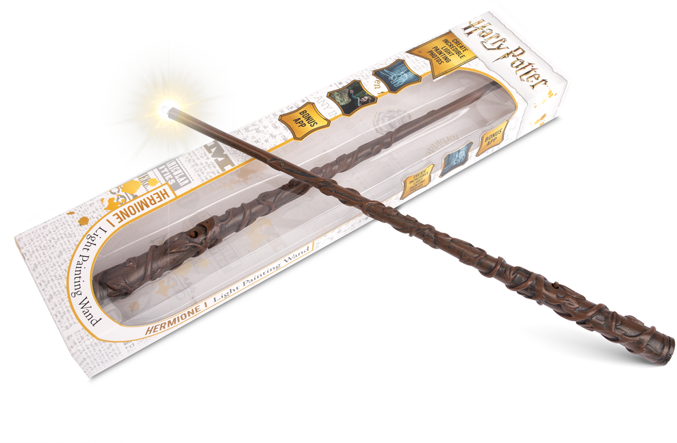 HARRY POTTER Šviečianti piešimo lazdelė – Hermione Granger, 35 cm