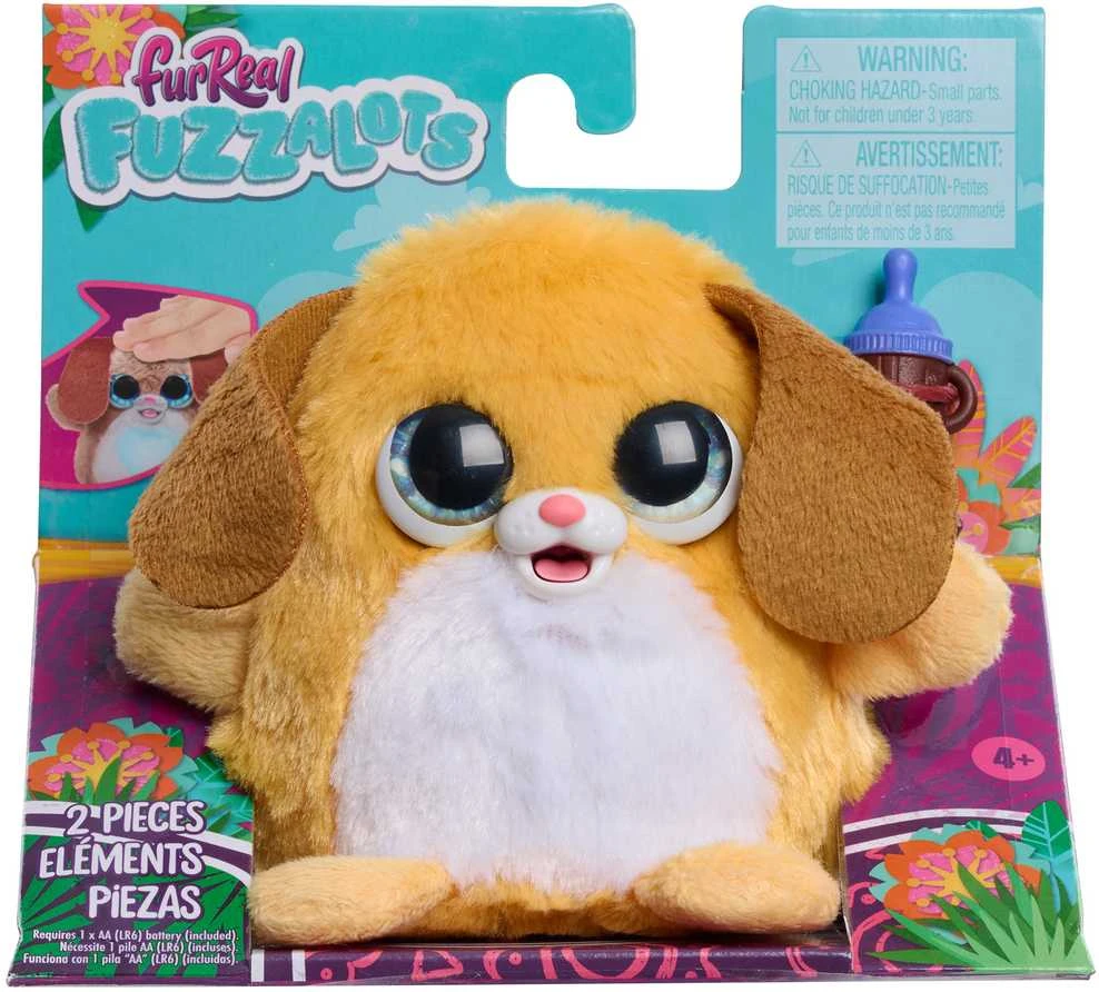 Hasbro FURREAL FUZZ-A-LOTS Interaktyvus pliušinis gyvūnėlis, 9 cm