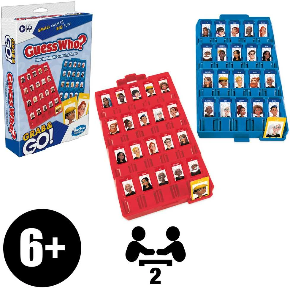 Hasbro „Grab&Go“ kelioninis žaidimas „Atspėk, kas?“