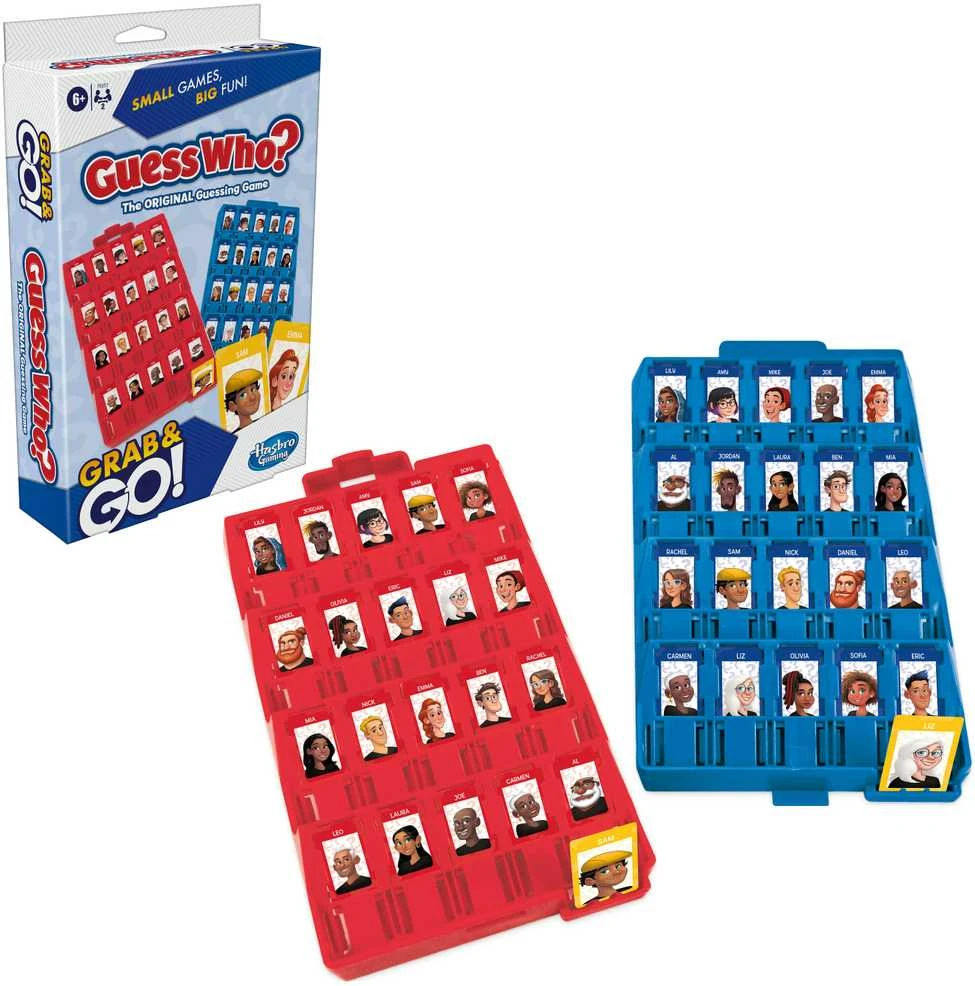 Hasbro „Grab&Go“ kelioninis žaidimas „Atspėk, kas?“