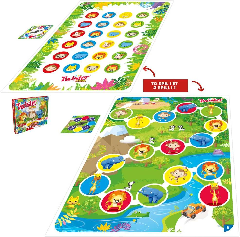 HASBRO GAMING HAS vakarėlių žaidimas Twister Junior, FIN/SWE