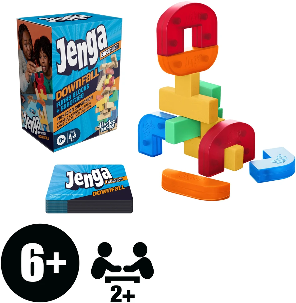 HASBRO GAMING JENGA Žaidimas „Jenga Expansion: Downfall“