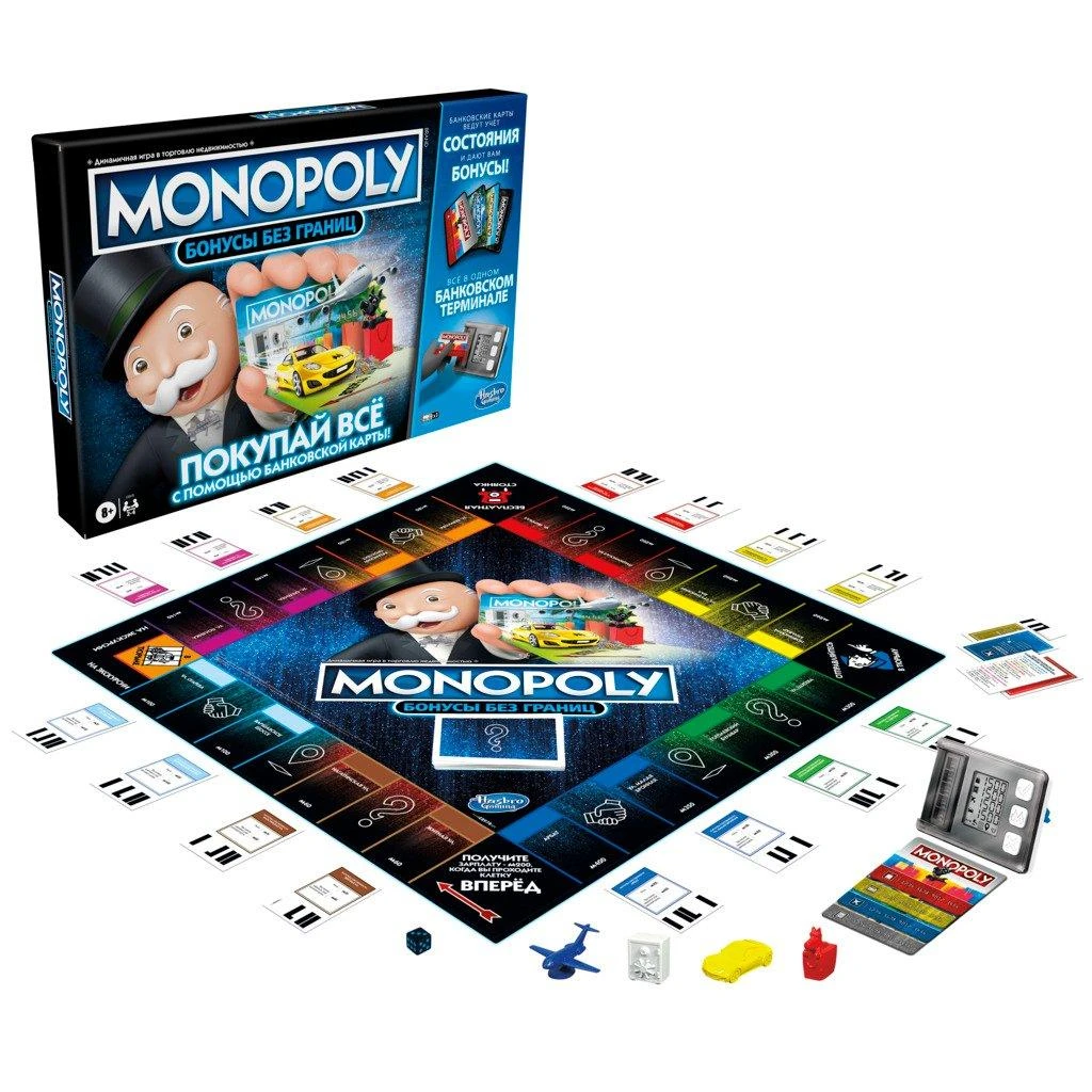 MONOPOLY Žaidimas „Monopolis: super elektroninė bankininkystė“, rusų kalba