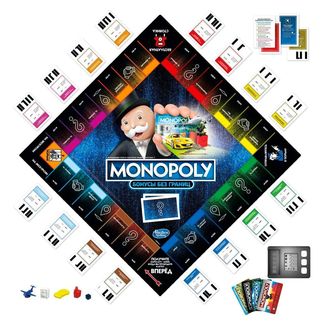 MONOPOLY Žaidimas „Monopolis: super elektroninė bankininkystė“, rusų kalba