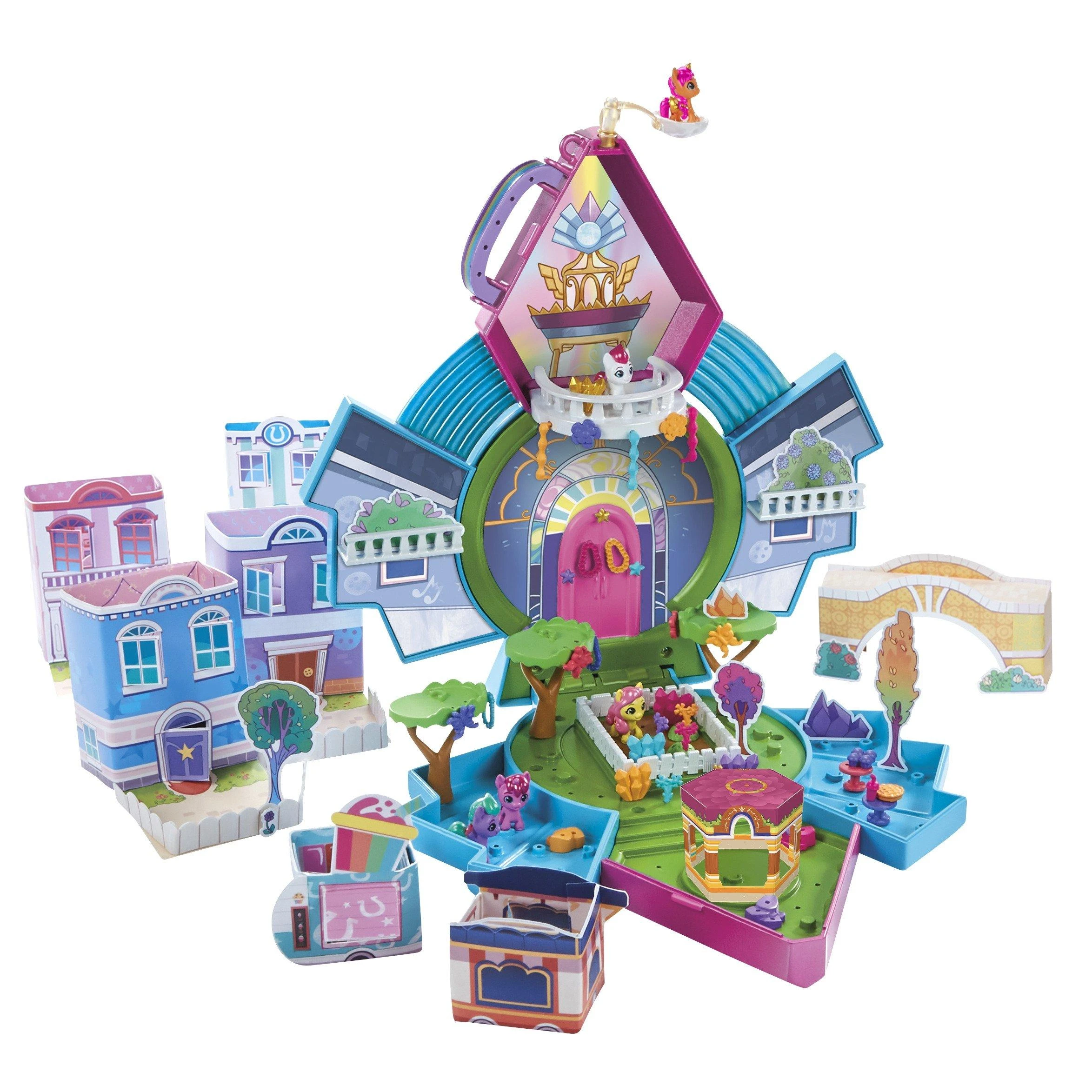 MY LITTLE PONY „Mini World Magic“ rinkinys „Krištolo namelis“ aprašymas - Prekės nuotrauka
