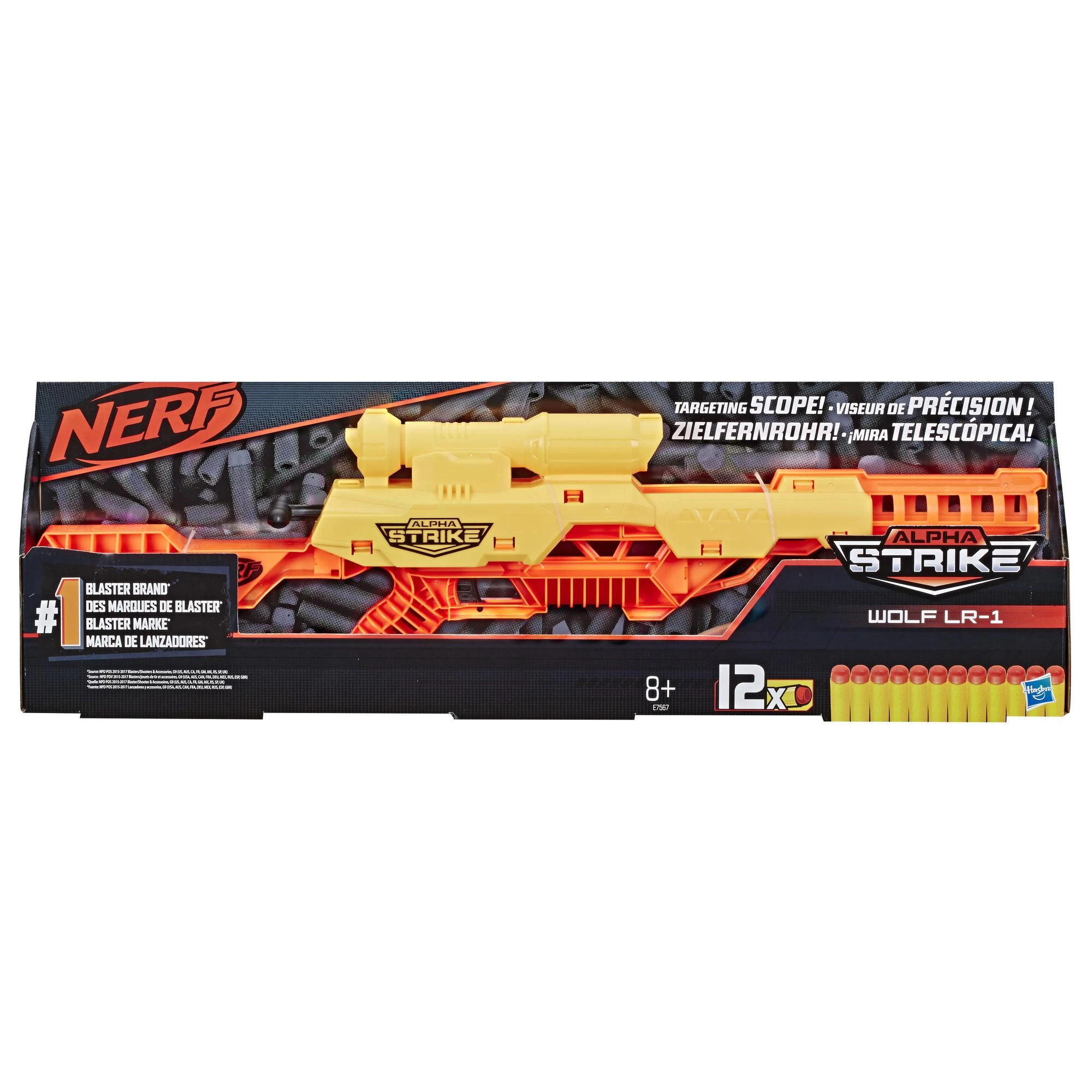 Hasbro NERF šautuvas Alpha Strike Wolf LR 1