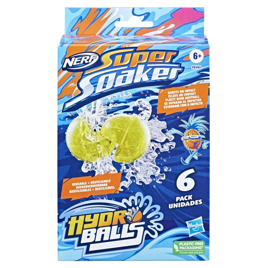 Hasbro NERF SUPER SOAKER Vandens kamuoliukai, 6 vnt.
