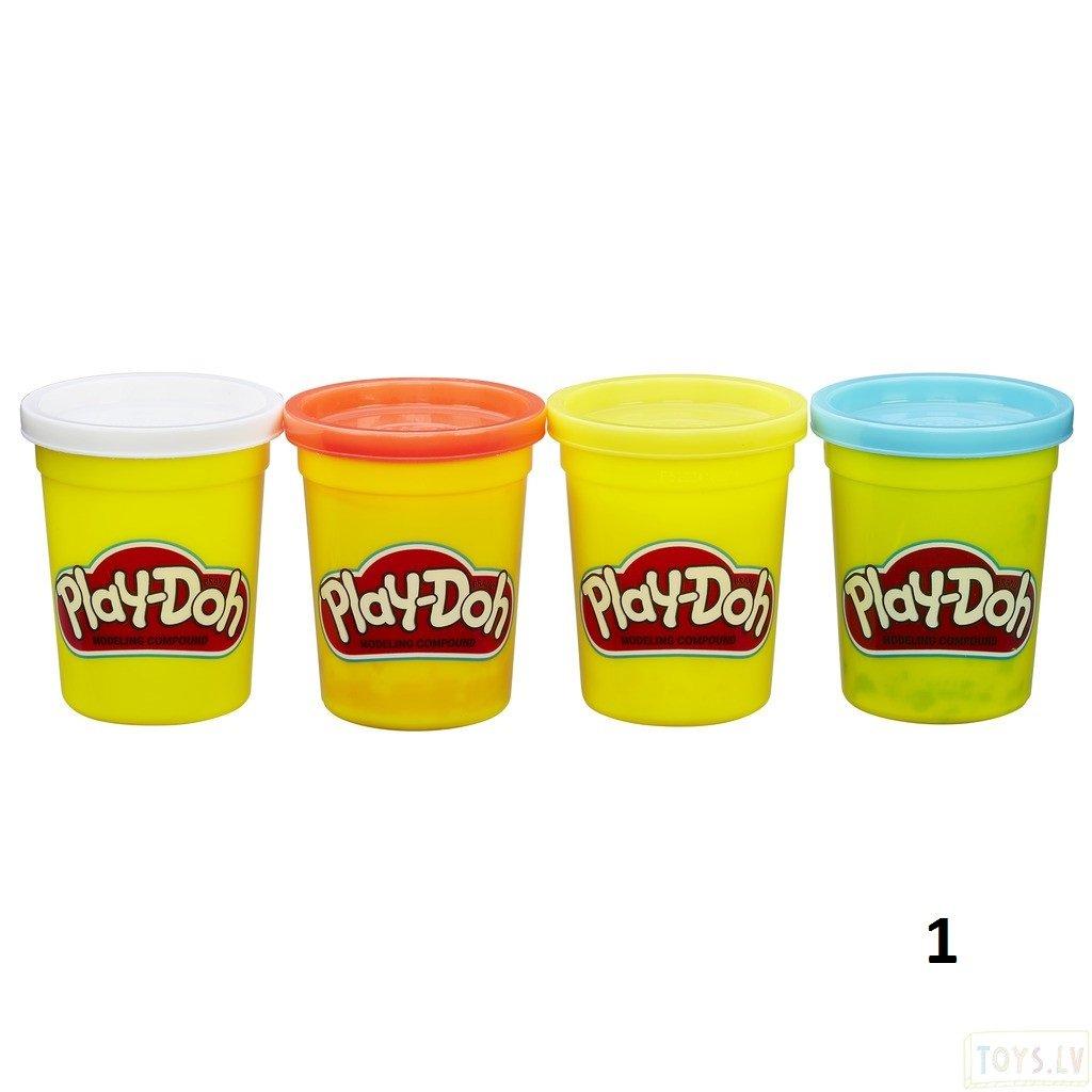 PLAY-DOH Plastilino rinkinys, 4 vnt.