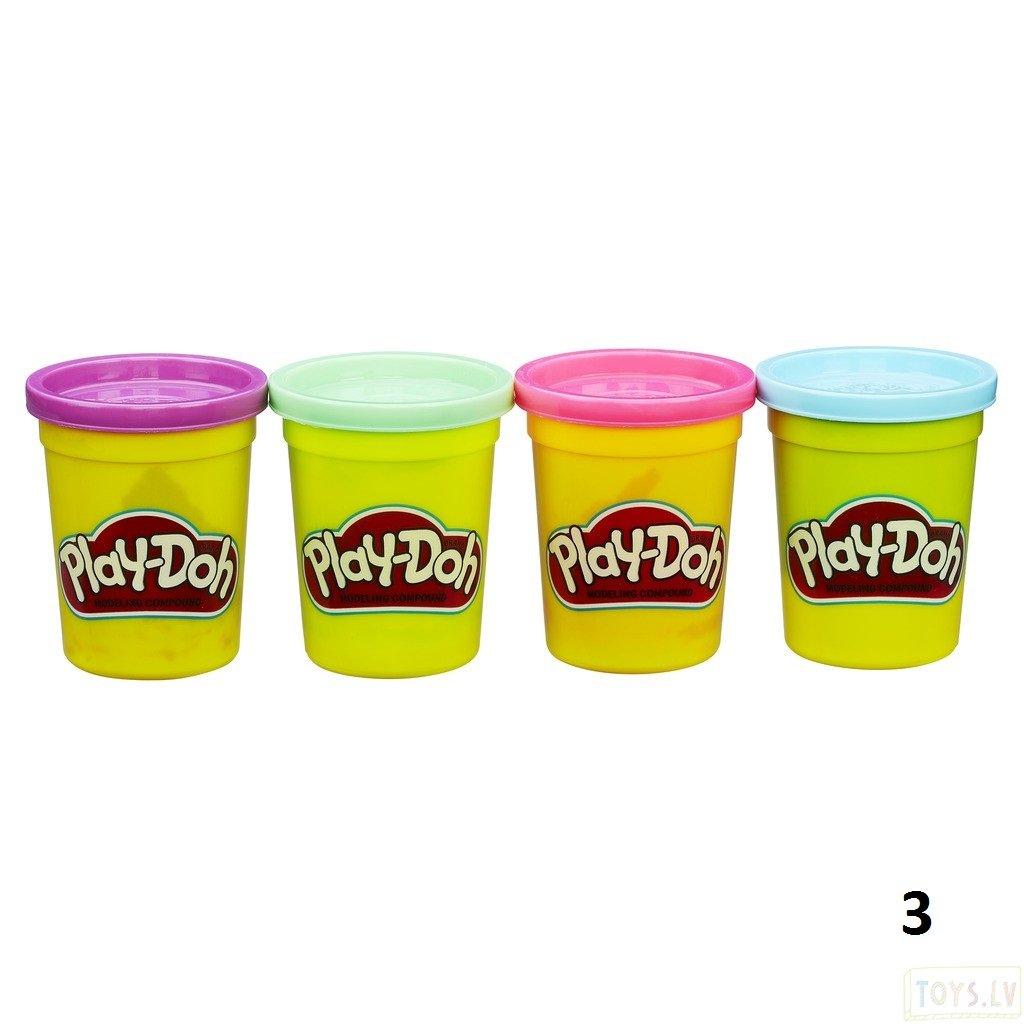 PLAY-DOH Plastilino rinkinys, 4 vnt.