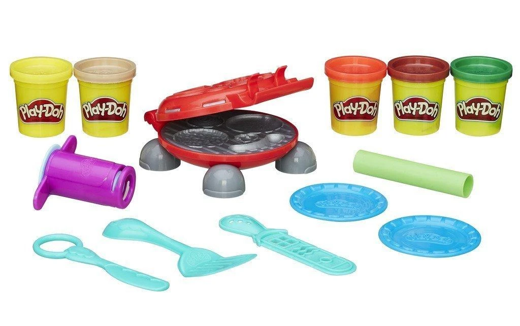 PLAY-DOH Plastilino rinkinys „Mėsainiai“ aprašymas - Prekės nuotrauka