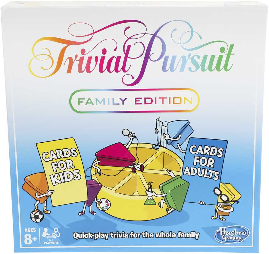 HASBRO GAMING Šeimos žaidimas „Trivial Pursuit“, EN