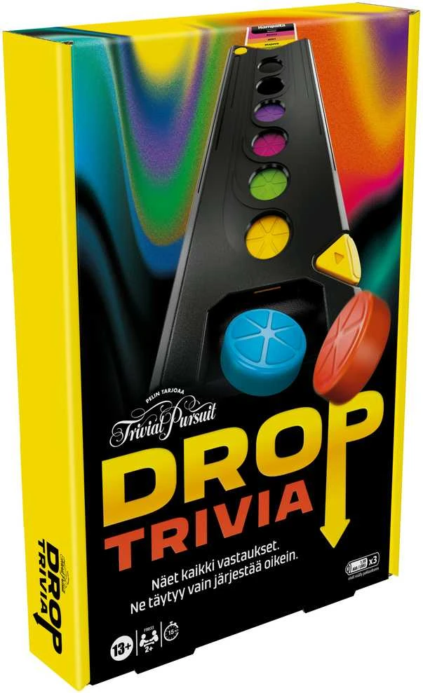HASBRO GAMING Trivial Pursuit Drop Trivia Game FIN