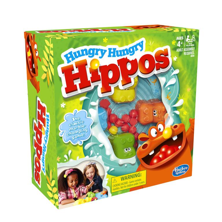 Hasbro Stalo žaidimas HUNGRY HUNGRY HIPPOS (Alkani begemotai)