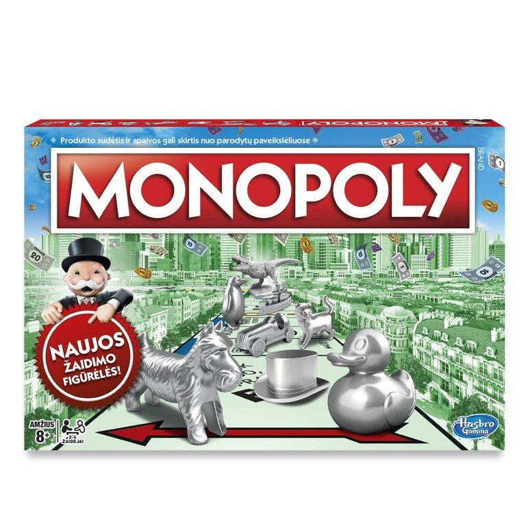 Hasbro stalo žaidimas MONOPOLY CLASSIC, C1009633 (lietuvių k.)