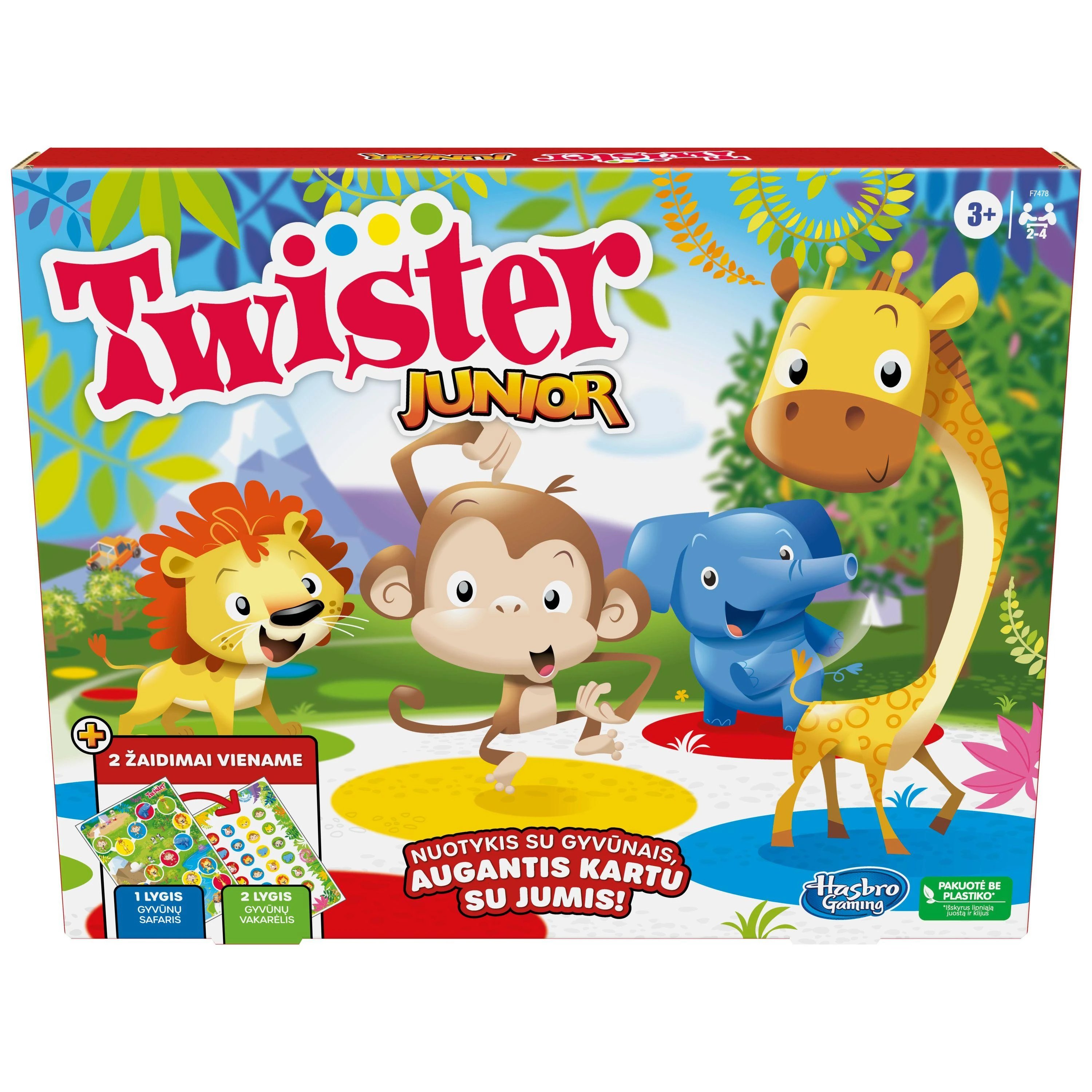Hasbro Žaidimas „Twister Junior“ (lietuvių kalba)