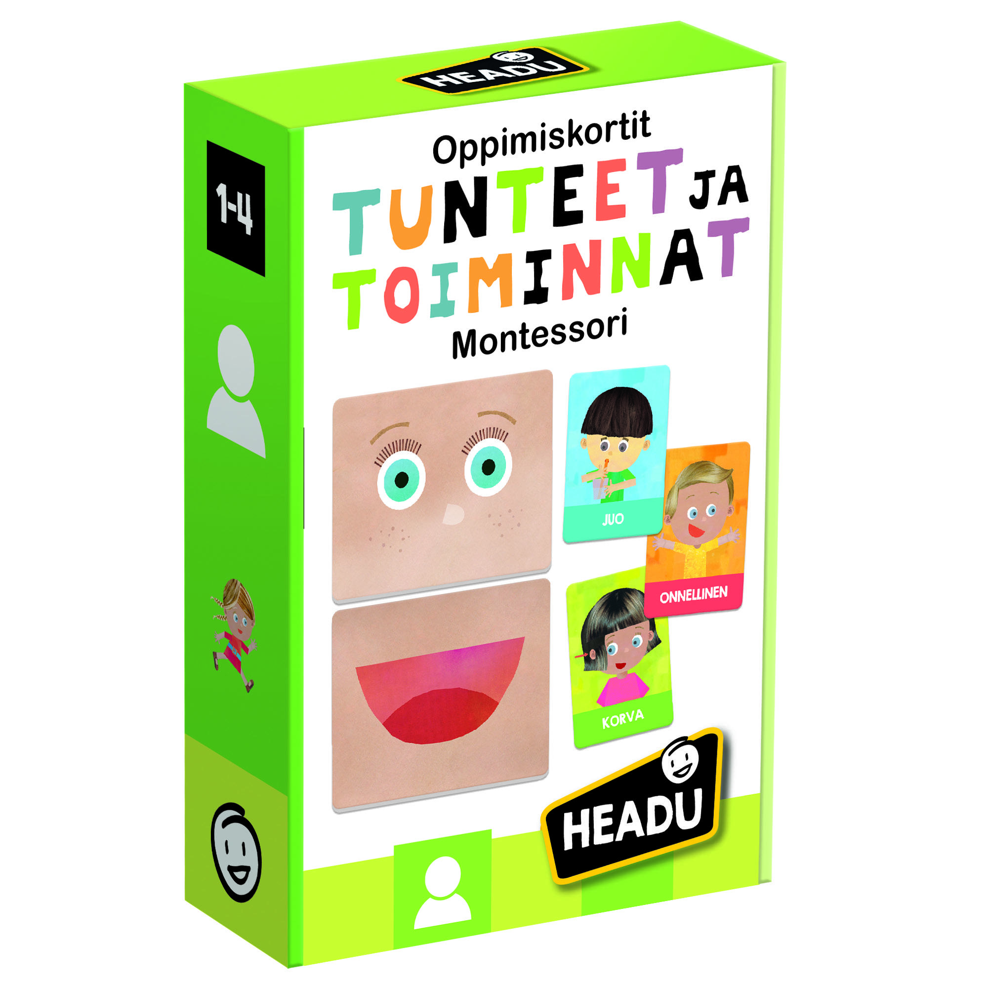 HEADU Flashcards Emotions and Actions Montessori (In Finnish lang