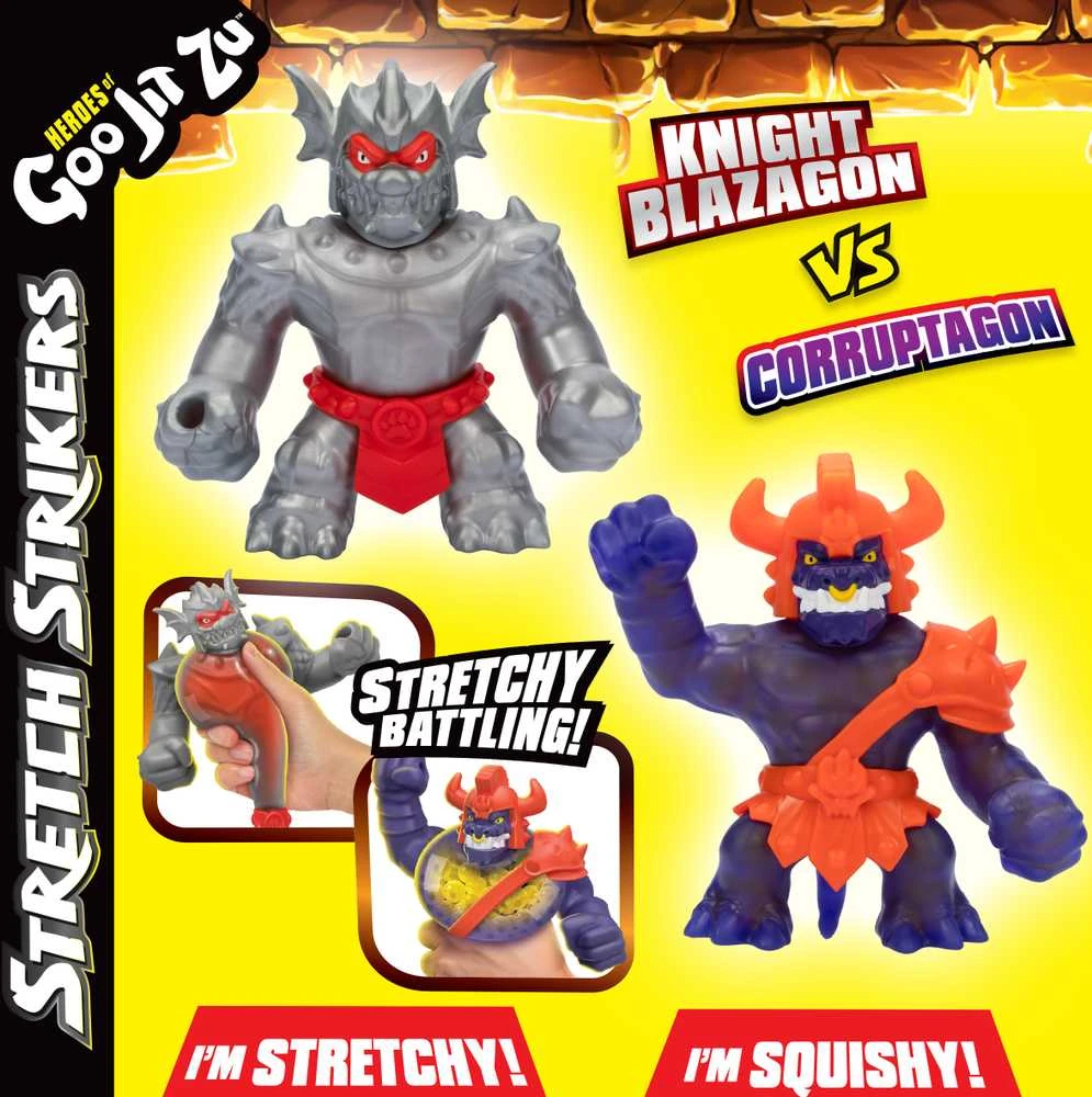 GOO JIT ZU HEROES OF Figūrėlės „Stretch Strikers“, 2 vnt.