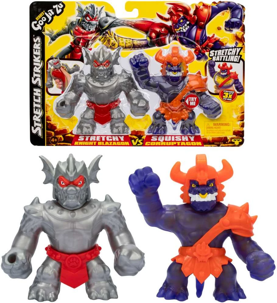 GOO JIT ZU HEROES OF Figūrėlės „Stretch Strikers“, 2 vnt.