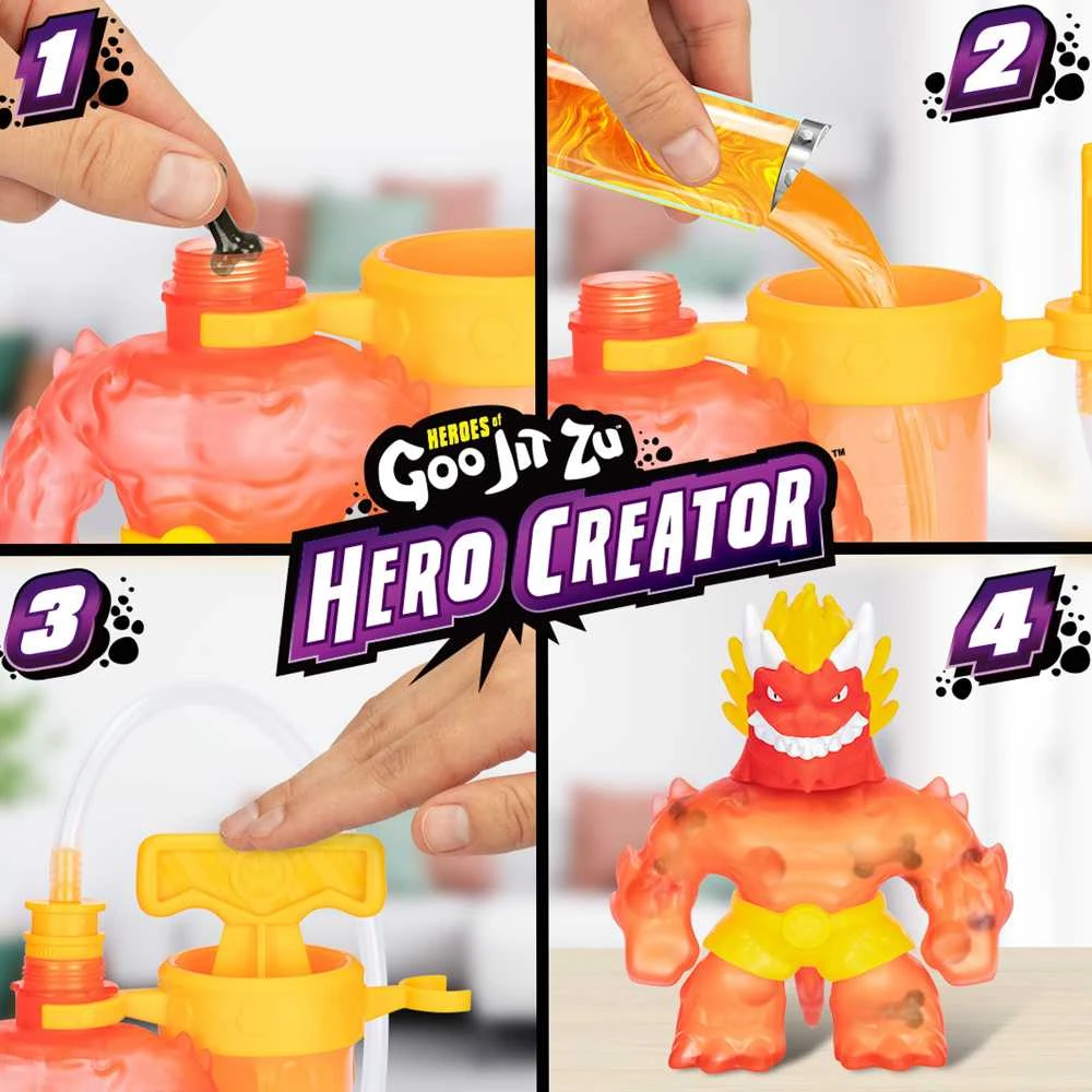 GOO JIT ZU HEROES OF Rinkinys „Susikurk herojų“