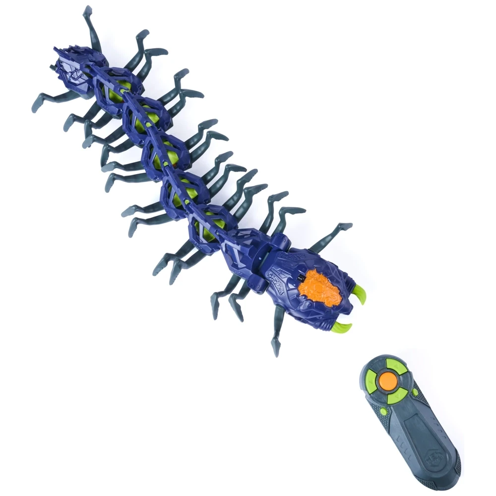 NAUJIENA 2026! Hex Bots Alive Inside Explodapede interaktyvus RC pultu valdomas robotas - šimtakojis