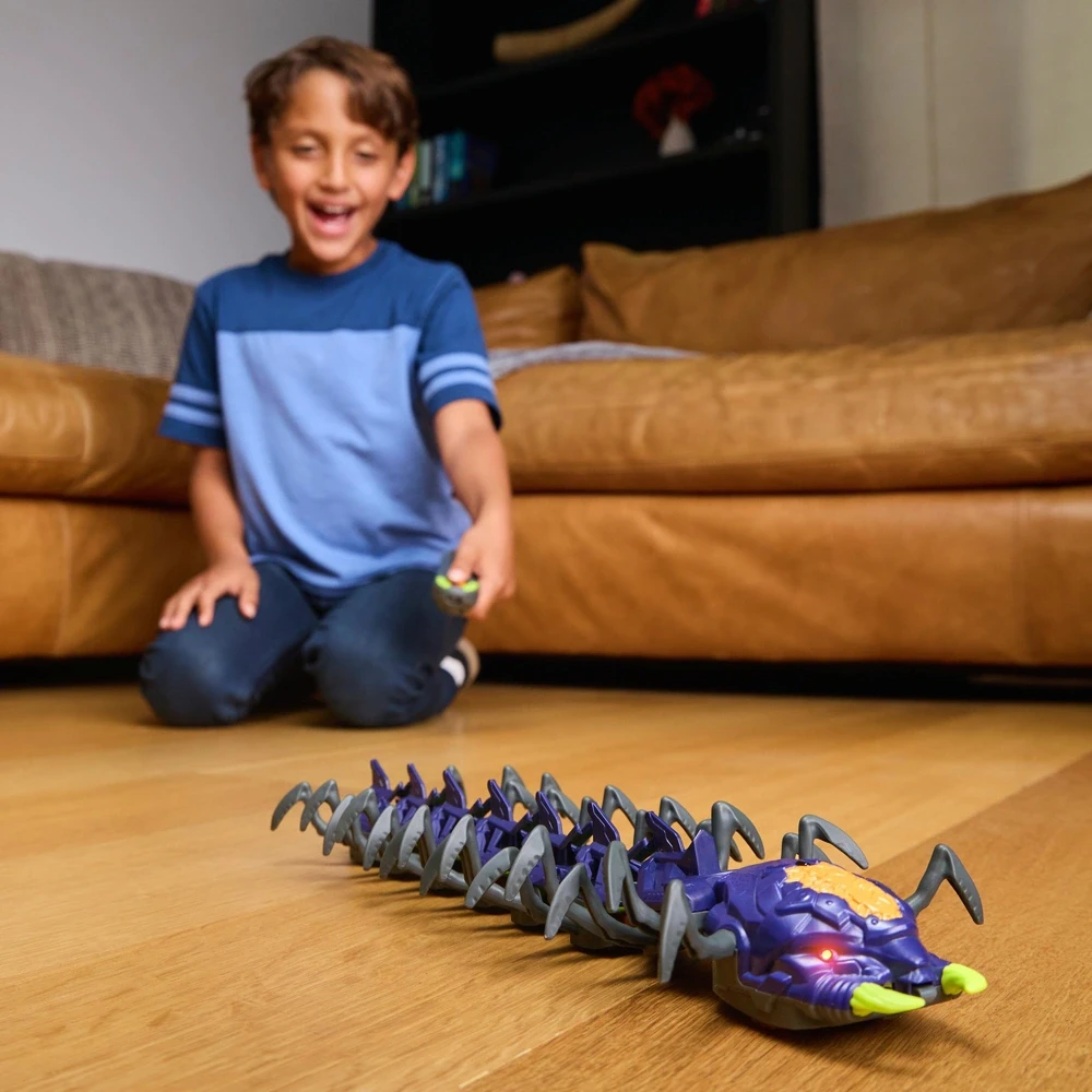Hex Bots Alive Inside Explodapede interaktyvus RC pultu valdomas robotas - šimtakojis aprašymas - Prekės nuotrauka