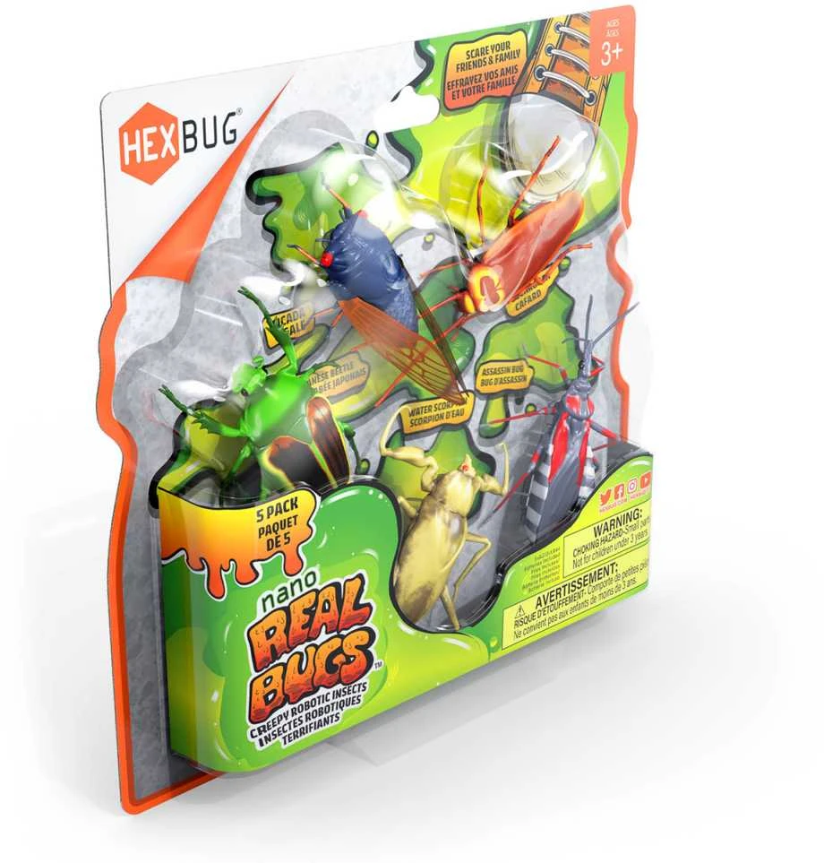 HEXBUG Interaktyvūs nano gyviai, 5 vnt.