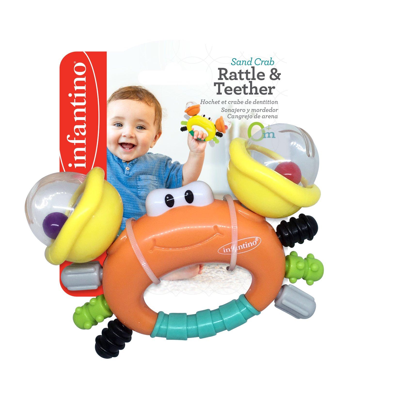 INFANTINO Barškutis-kramtukas „Krabas“