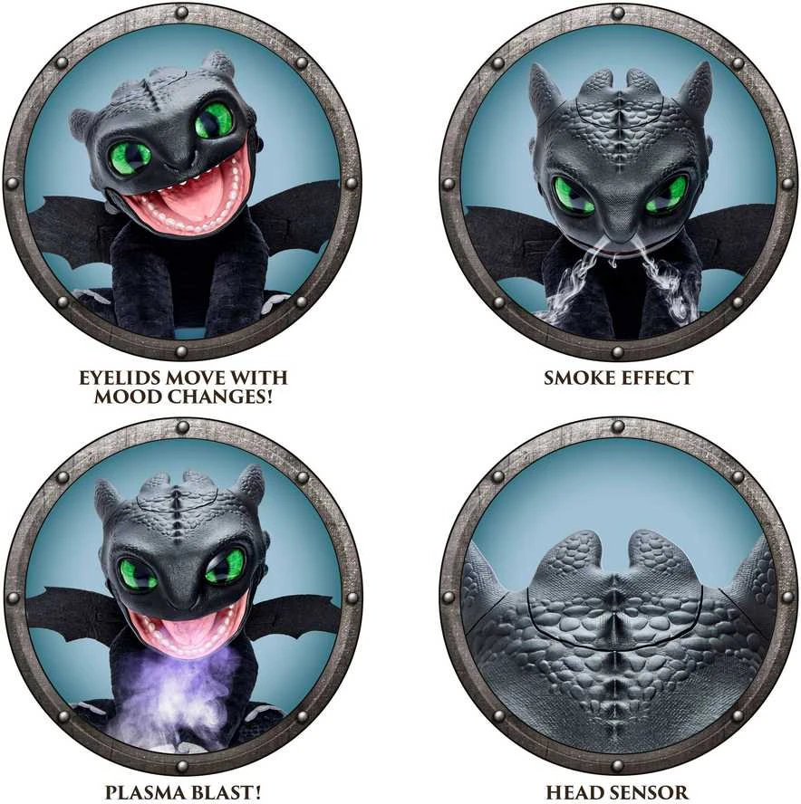 Real Fx Interaktyvus žaislas - "HOW TO TRAIN YOUR DRAGON" kolekcijos slibinas "Bedantis"