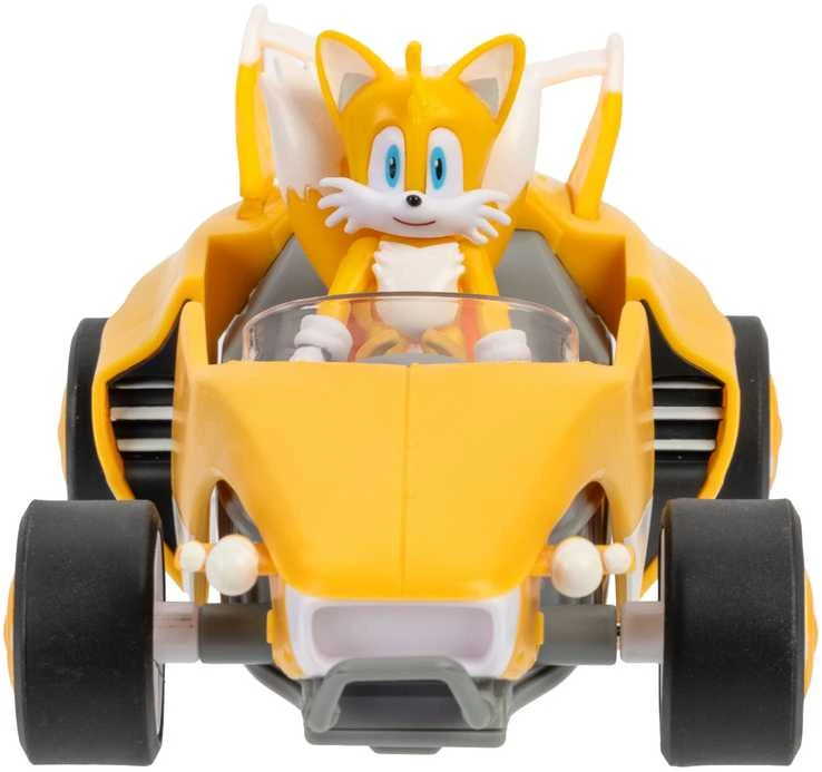 JAKKS SONIC Inercinis automobilis ir figūrėlė, 6,5 cm