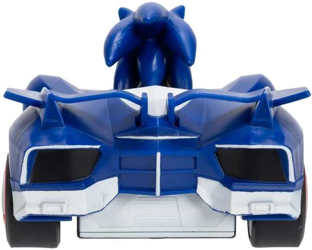 JAKKS SONIC Inercinis automobilis ir figūrėlė, 6,5 cm