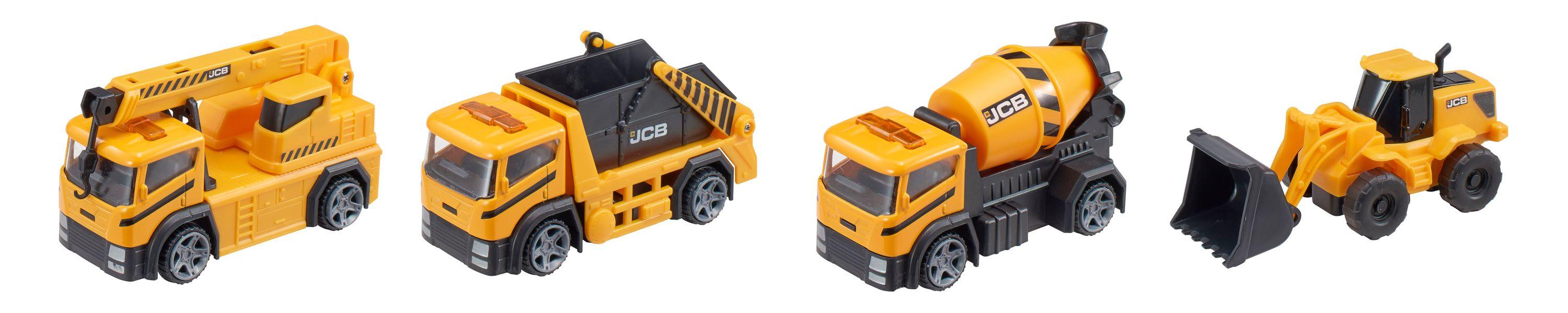 Teamsterz JCB statybinis automobilis, 10 cm