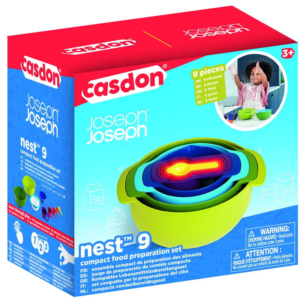 Casdon JOSEPH JOSEPH indų rinkinys „Nest 9“