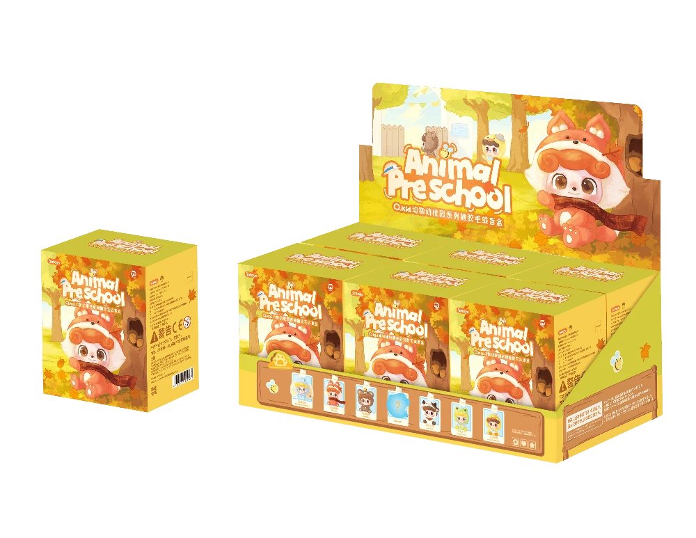 JOTOYS Q.KID Minkštasis žaislas-siurprizas - Animal Preschool