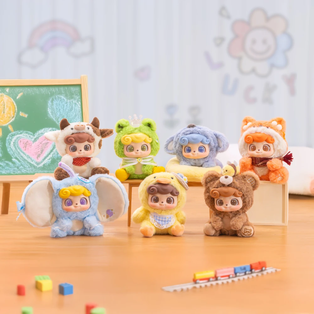 JOTOYS Q.KID Minkštasis žaislas-siurprizas - Animal Preschool
