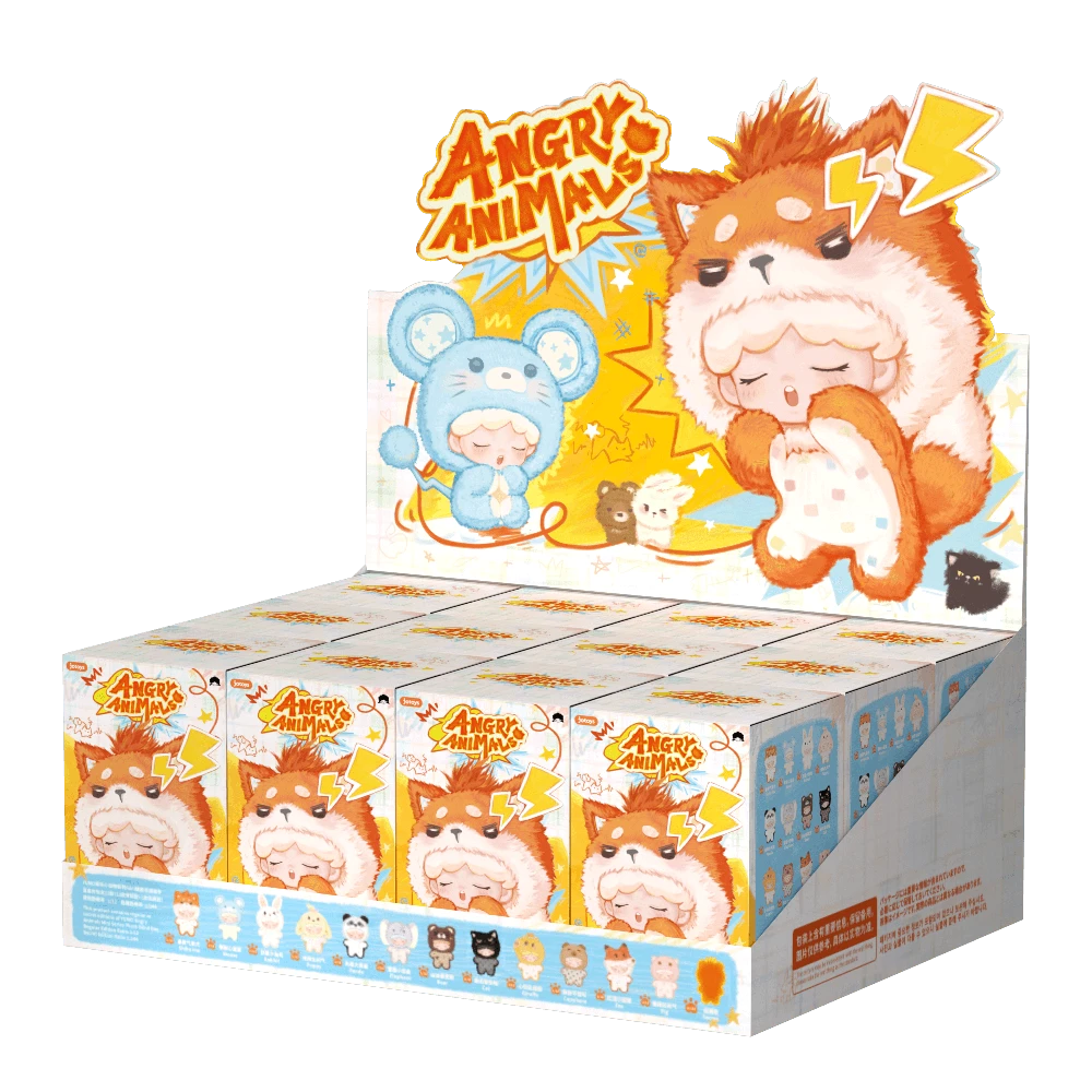 JOTOYS YUMO Minkštasis žaislas-siurprizas - Angry Animals