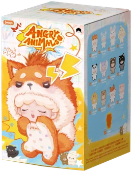 JOTOYS YUMO Minkštasis žaislas-siurprizas - Angry Animals