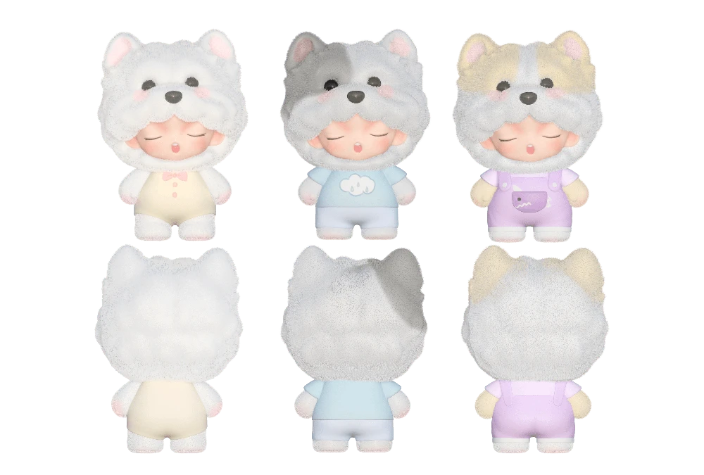 Jotoys YUMO Minkštasis žaislas-siurprizas - Cute Pet Playing House