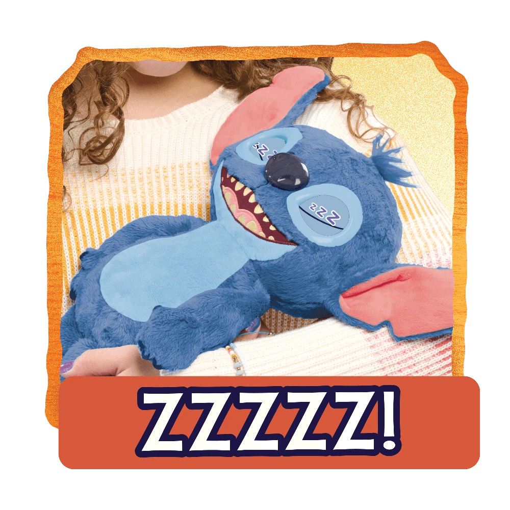 Disney JUST PLAY STITCH Interaktyvus pliušinis nuotaikas keičiantis Stičas, 35 cm