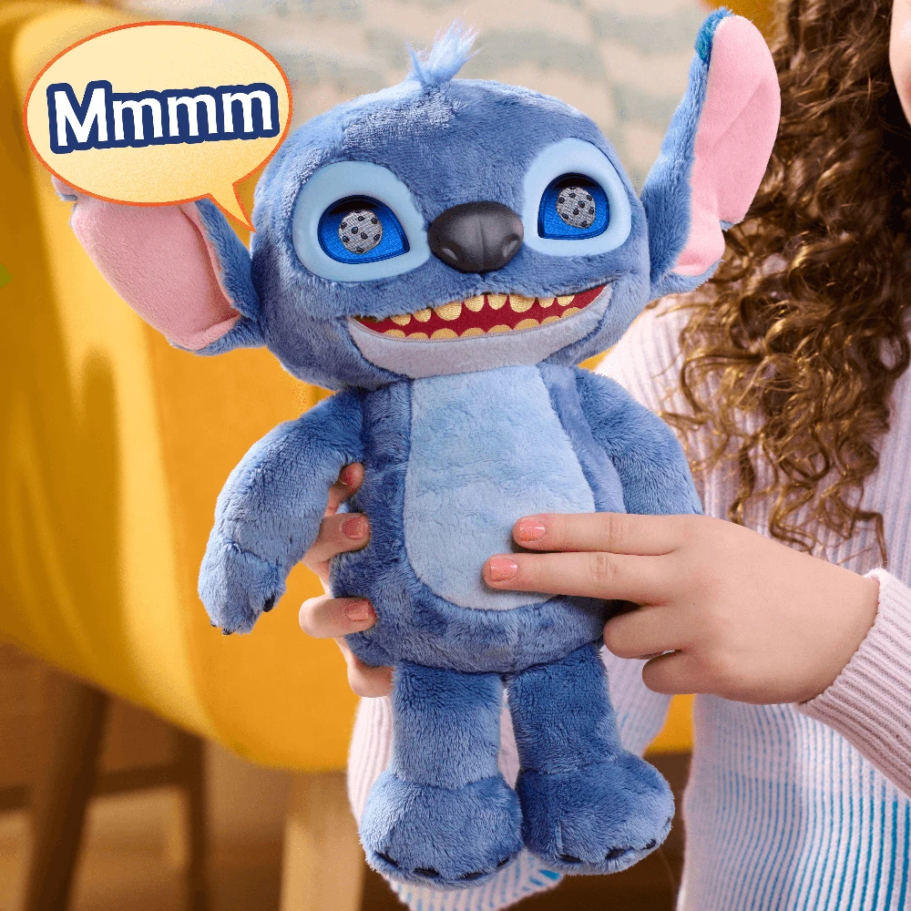 Disney JUST PLAY STITCH Interaktyvus pliušinis nuotaikas keičiantis Stičas, 35 cm