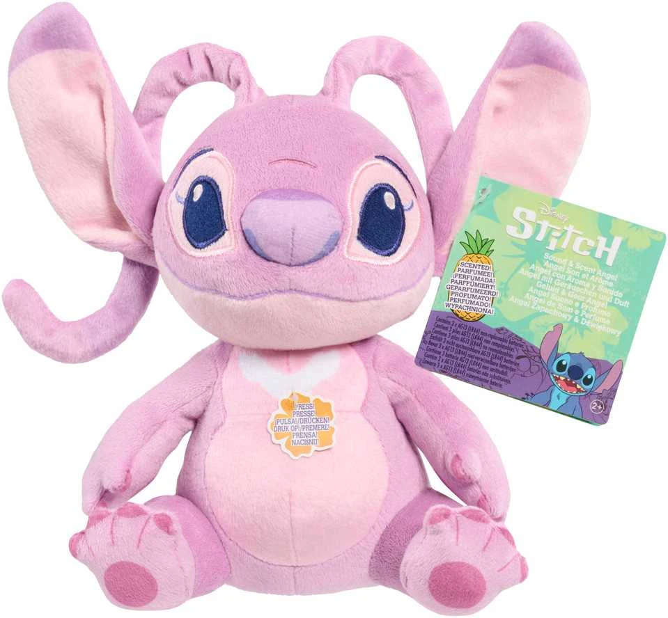 justplay JUST PLAY STITCH Pliušinis kvepiantis Stičas su garso efektais, 14 cm