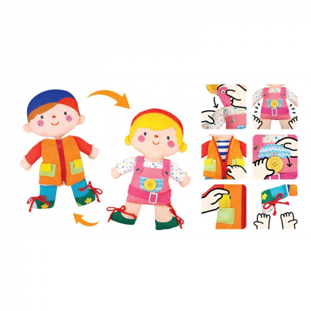 K´s KIDS Lėlytė du viename „Wayne & Julia“