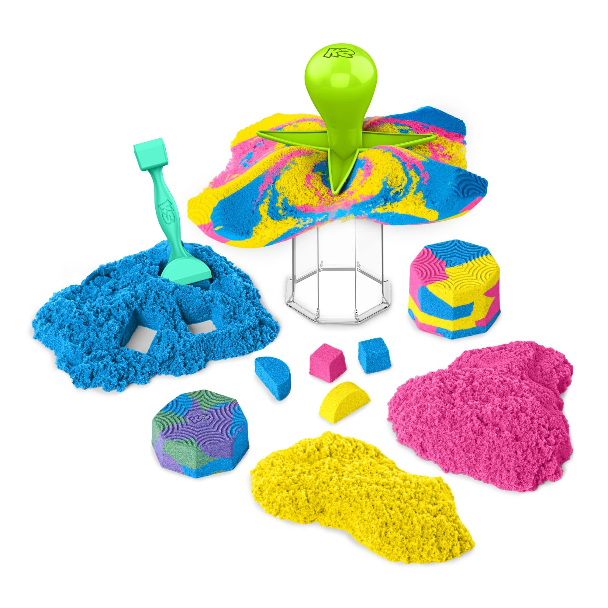 Spin Master KINETIC SAND Kinetinio smėlio rinkinys „Formuok ir kurk“