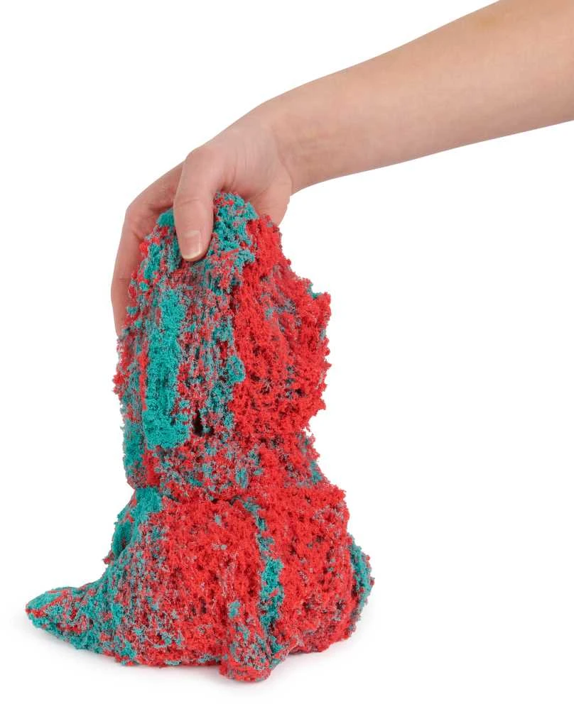 Spin Master Kinetic Sand Kinetic Sand 680 g Rinkinys su pelėsiu raudona ir jūra