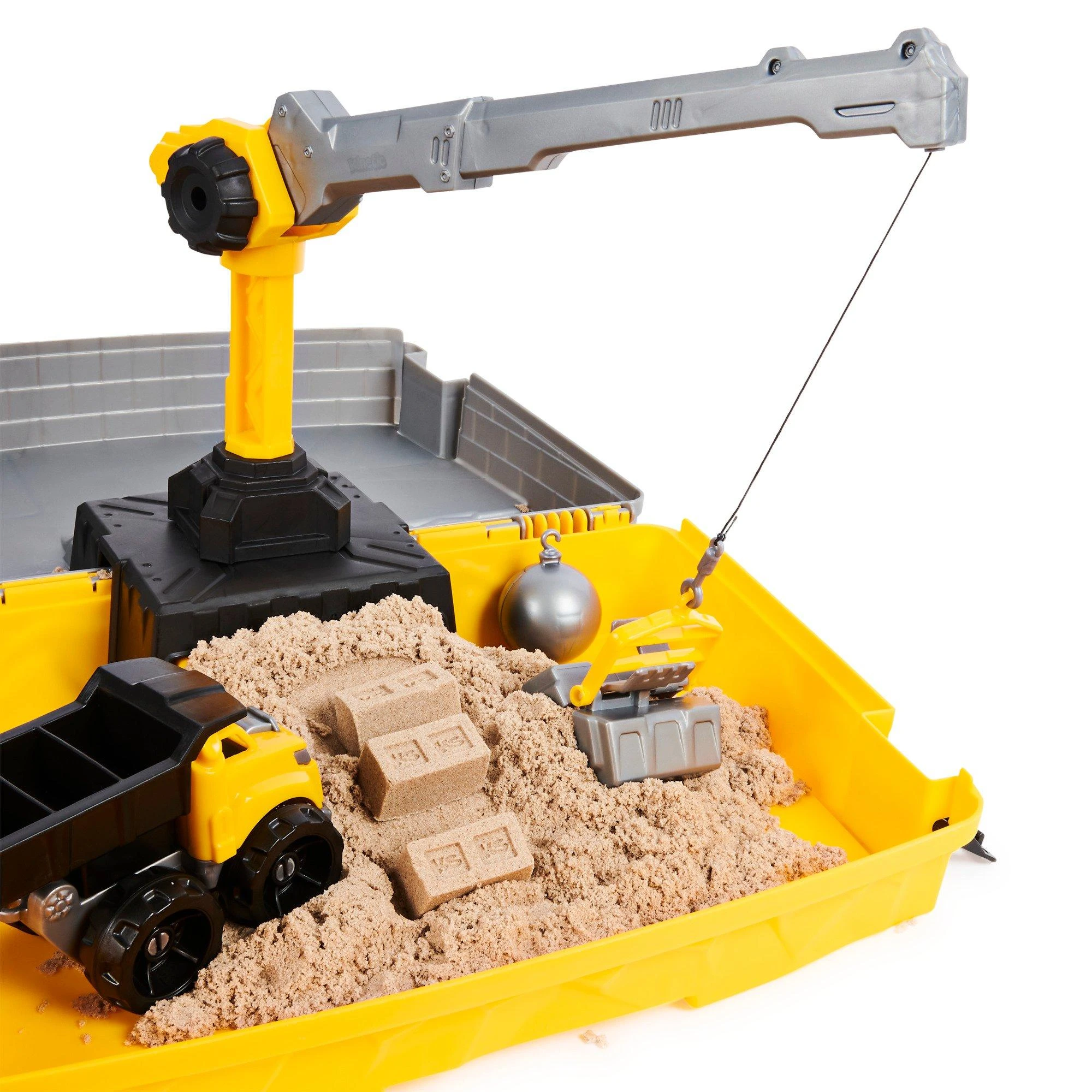 Spin Master Kinetic Sand Kinetinis smėlis – sulankstoma statybinė smėlio dėžė (6055877)