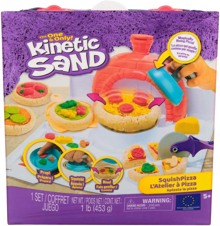 Spin Master KINETINIO SMĖLIO žaidimų rinkinys „SquishPizza“