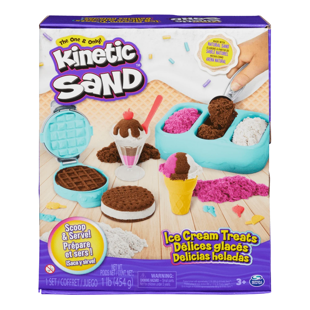 KINETIC SAND Rinkinys „Ledų desertai“